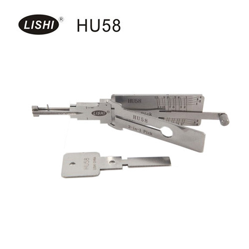 Лиши HU58 2 в 1 отмычку дешифратор lishi HU58 для BMW слесарные