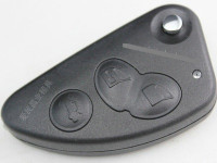 Alfa Romeo 3-button flip remote key shell