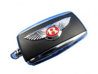 Кнопки флип дистанционный ключ чехол оболочки для Bentley,Фольксваген Фаэтон дистанционного передатчик 3 