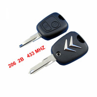 Citroen C2 remote key 2 button 433MHZ