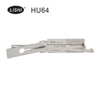 Lishi HU64 2 in 1 lock pick decoder HU64 for Mercedes lock