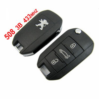 Peugeot 508 3 Button 433MHZ Remote Key