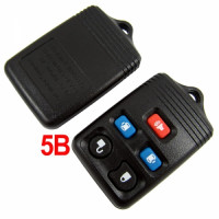 Ford remote key shell 5 button