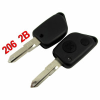 Peugeot 206 Remote Key Shell 2 Button