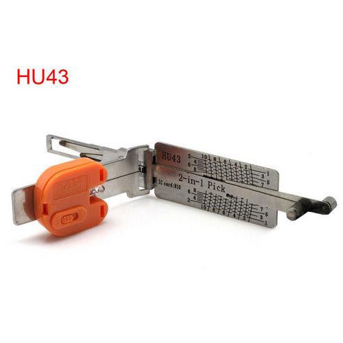 Opel hu43 smart locksmith 2 in 1 hu43 auto lock pick key decoder