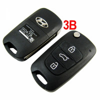 Hyundai I30 IX35 modified flip remote key shell 3 button