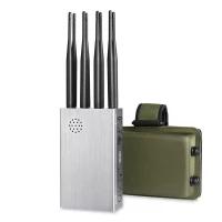 8 Antennas Plus Portable Mobile Phone Jammer Block 2G 3G 4G GPSL1 WiFi With longer 2.0 dbi gain antennas.12000 mAh Battery