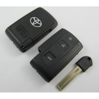 Toyota Crown Smart Key Shell 3Button (with the key blade )